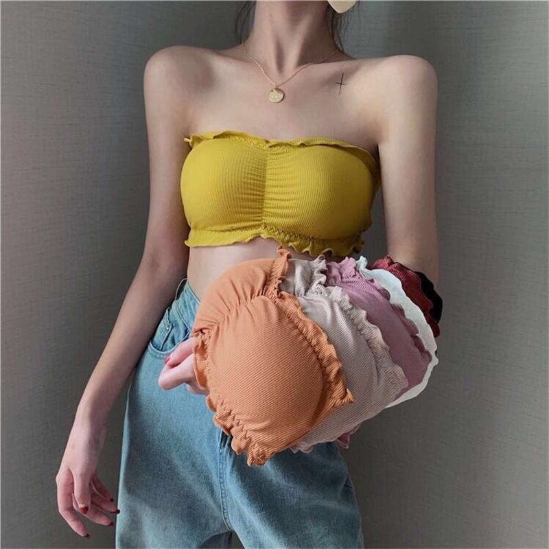Áo Ống Cúp Ngực Tròn Không Dây Thời Trang Mùa Hè Quyến Rũ Cho Nữ | BigBuy360 - bigbuy360.vn