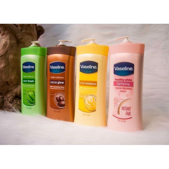Sữa dưỡng thể Vaseline Healthy White Uv Lightening Body Lotion 725ml USA