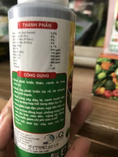 Phân bón lá sinh học - TIN BOR APC 100ml