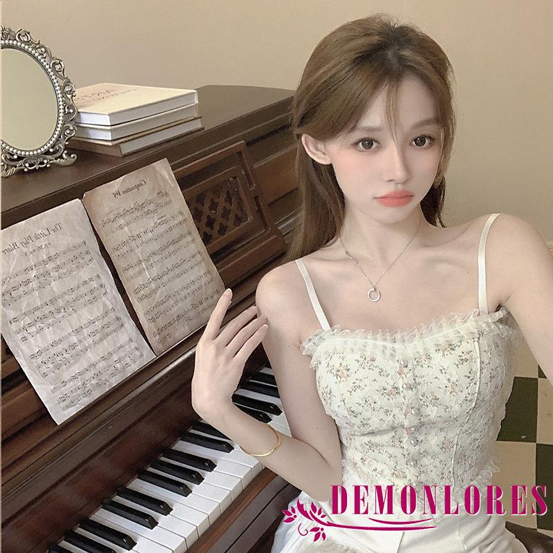 Áo không tay phối ren thời trang quyến rũ dành cho nữ