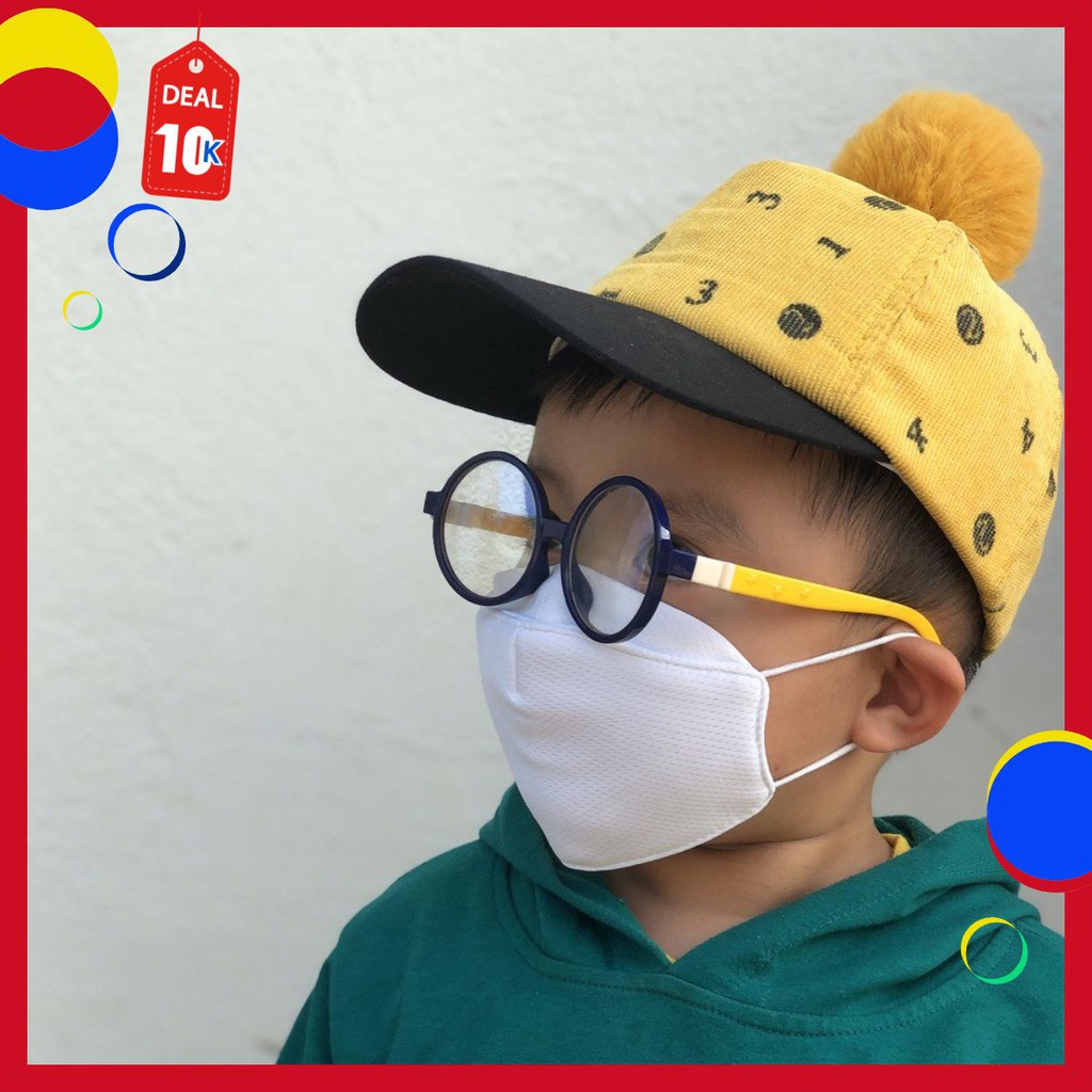 Khẩu Trang  Cho Bé Vải Kháng Khuẩn Protech Mask Chính Hiệu Cao Cấp Dùng Tốt Hơn KT Y Tế AC02-04-BB Center.Shop.4