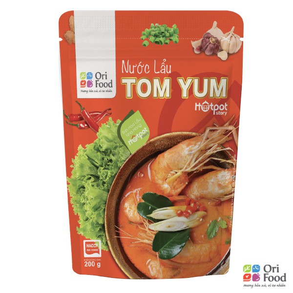 Nước lẩu Thái Tomyum Orifood thơm ngon tiện lợi gói 200gr