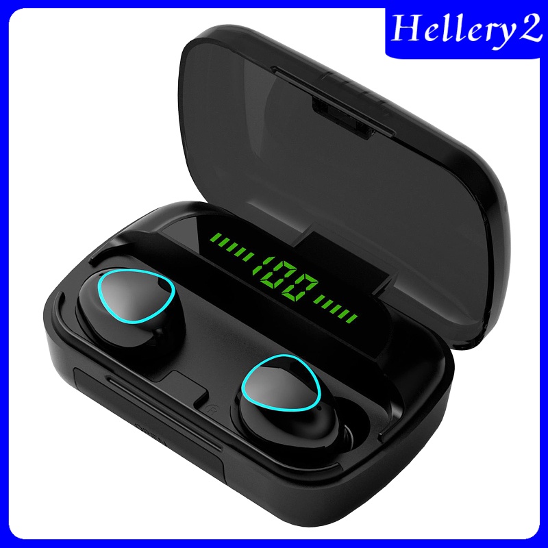 [HELLERY2] M10 Wireless Earbuds Bluetooth 5.0 Earphones Headphones Sports Large Screen