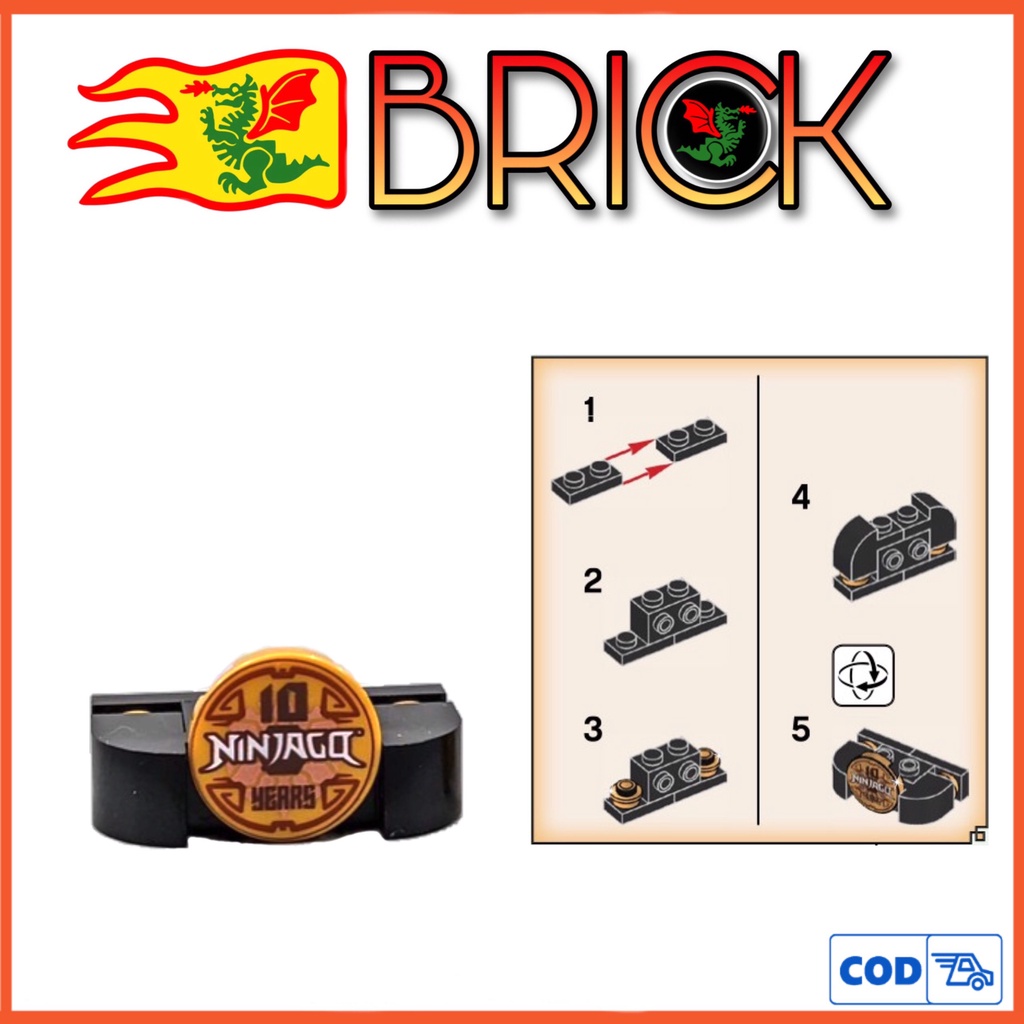 Đồ chơi LEGO chính hãng - Đế Minifigures kỉ niệm 10 năm - Ninjago