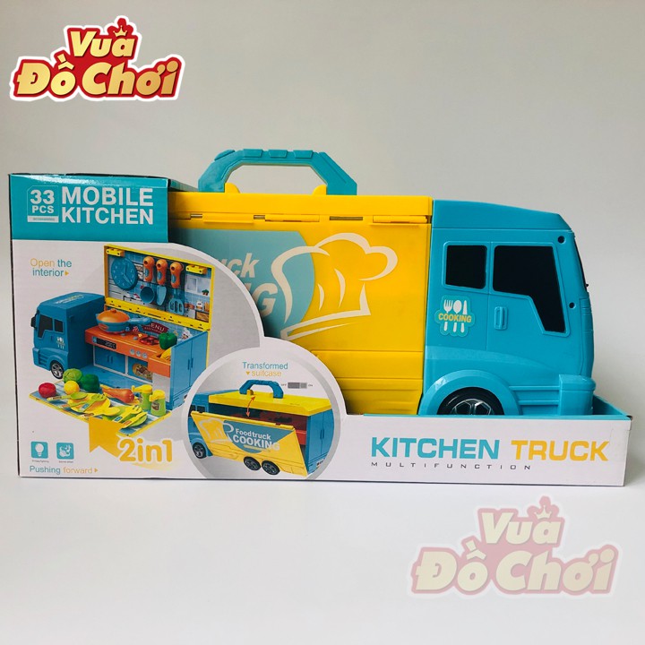 Xe Ô tô Nấu Ăn Di Động 2in1 Kitchen Truck