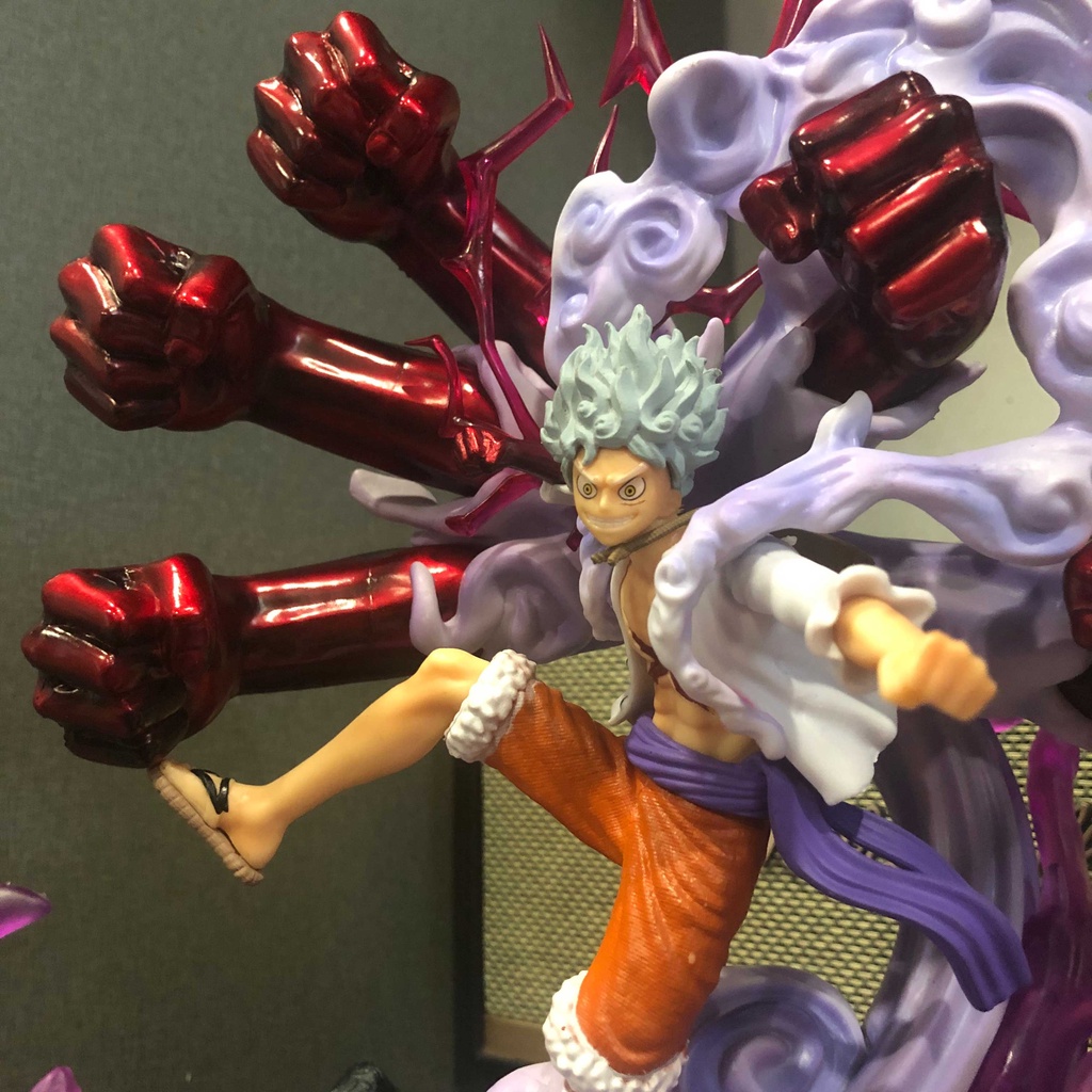 Figure / Mô hình Luffy Gear 5 32 cm có LED