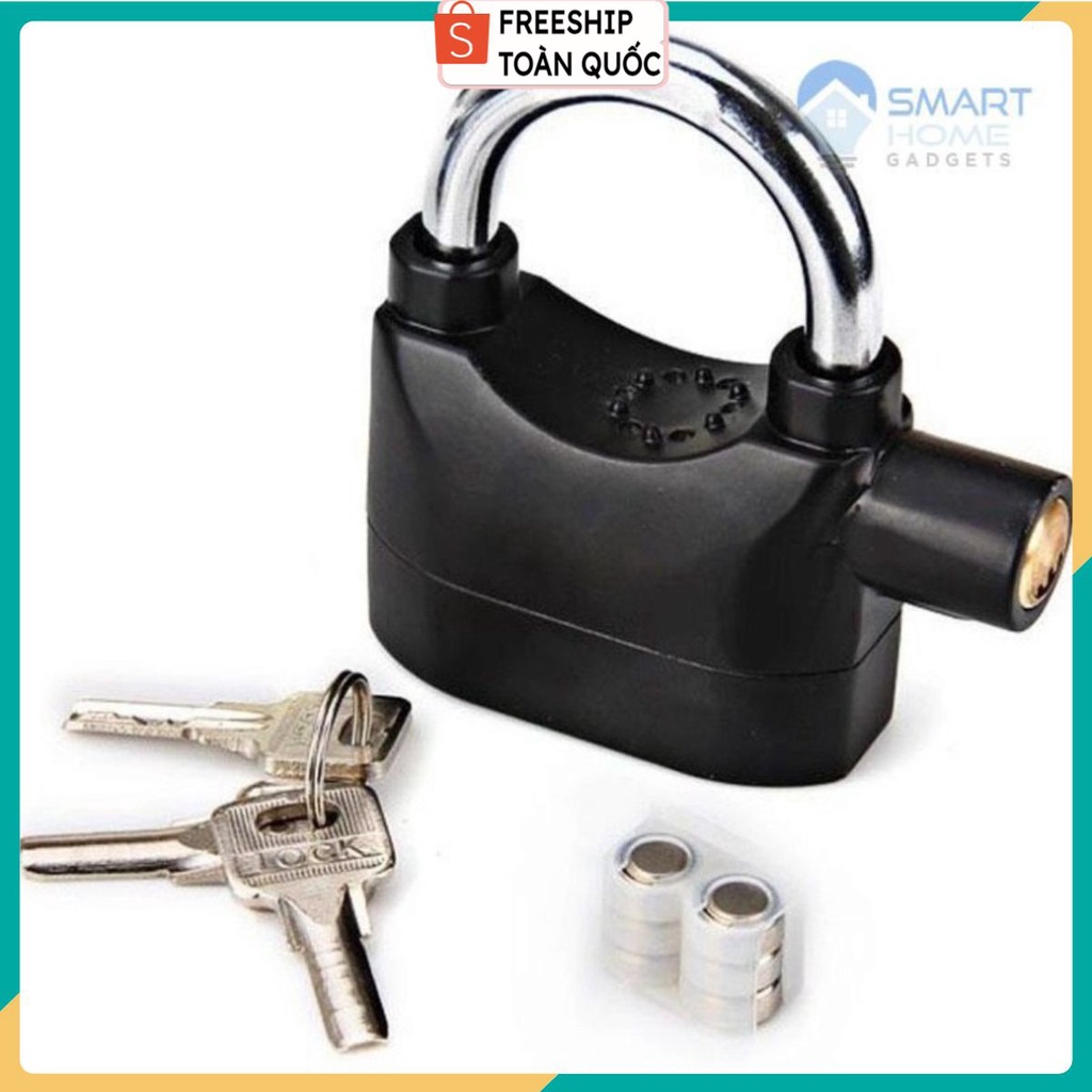 Ổ Khóa Thông Minh - Ổ Khóa Chống Trộm Báo Động, Tự Kêu To Khi Bị Tác Động Lực, Chống Trộm Nhà Cửa, Xe Máy . .
