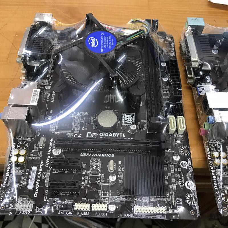 Combo main gigabyte,asus H110+G4400+RAM 4G+SSD 120G giá rẻ