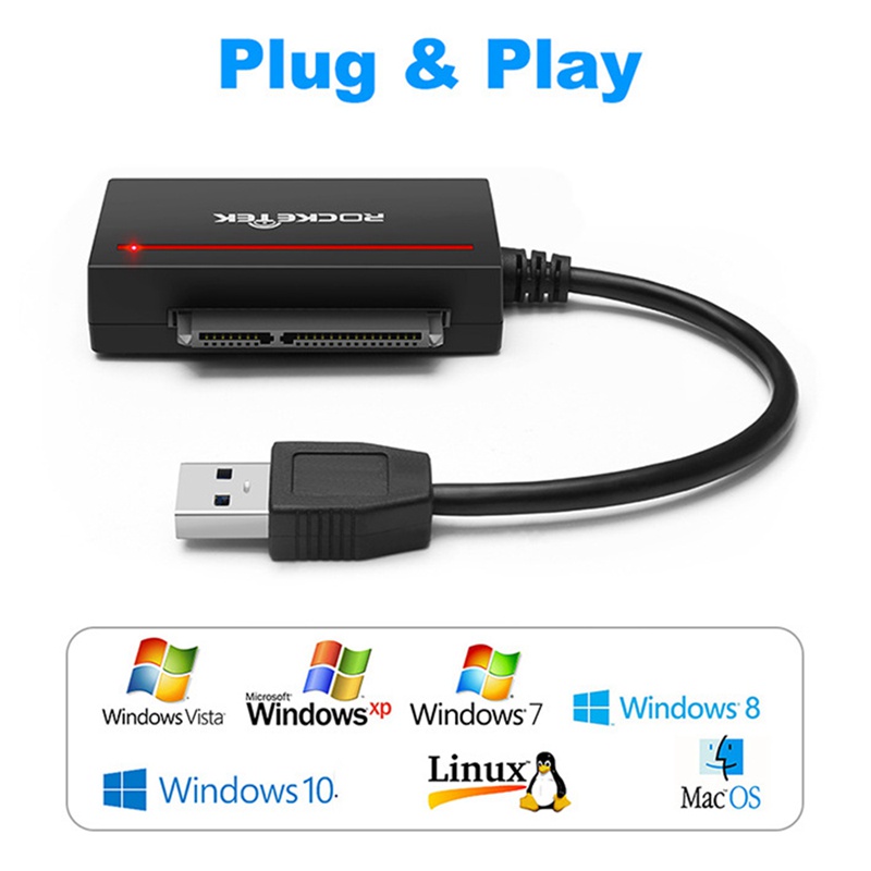 Đầu Đọc Thẻ Nhớ Chuyển Đổi USB 3.0 Sang SATA CFast 2.0 Và 2.5 inch HDD 2.5 inch