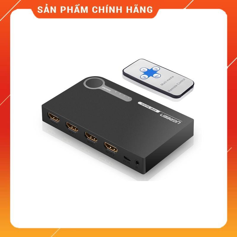 Bộ chia HDMI 3 vào 1 ra có điều khiển UGREEN 40234 dailyphukien Hàng có sẵn giá rẻ nhất