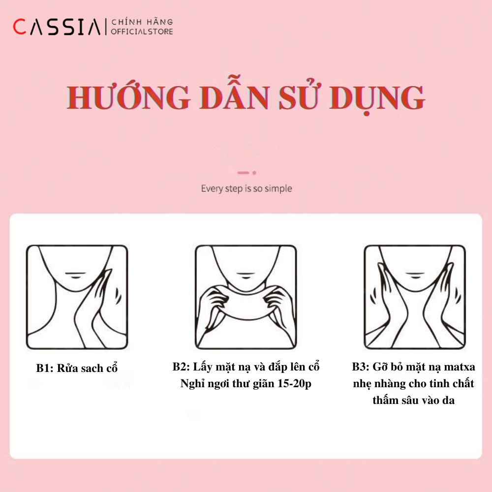 Mặt Nạ Cổ Giảm Nếp Nhăn Dưỡng Trắng, Chống Lão Hóa, Nâng Cơ Săn Chắc Mềm Mịn Vùng Cổ, Nuôi Dưỡng Trẻ Hóa Da NOTO
