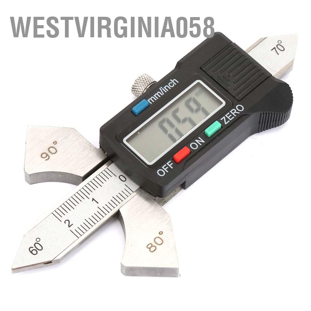 Westvirginia058 Westvirginia058 Máy đo hàn kỹ thuật số 20mm kiểm tra liệu Inch đường
