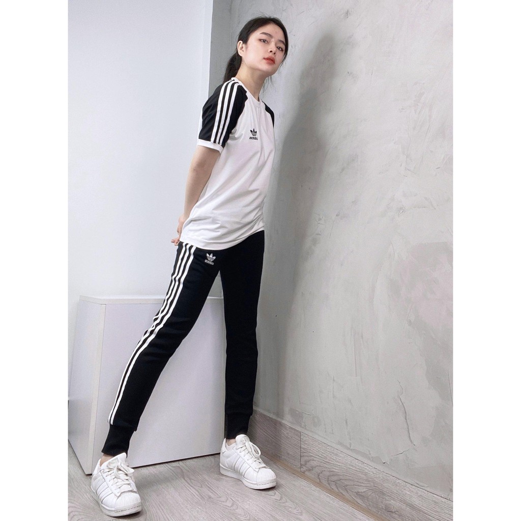 (HÀNG XUẤT XỊN) Quần Jogger nử 541 CUFF TRACK PANT WOMEN Made in Cambodia full tag code  SIZE S M L