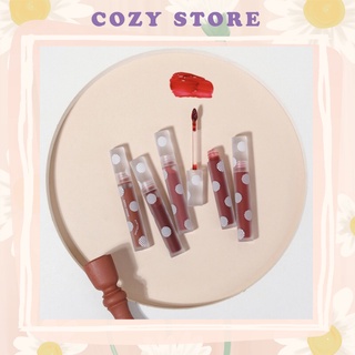 Son kem tint bóng đá băng Gogo Tales mềm môi căng mọng Cozy Store SP000027