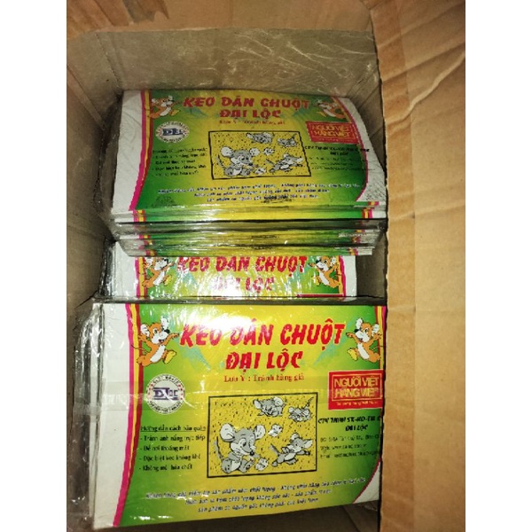 Combo 10 miếng keo dính chuột,keo dán chuột sẳn mồi