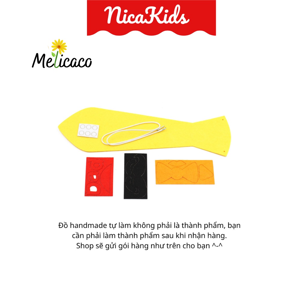 Cà vạt 3D cho bé Melicaco - Handmade