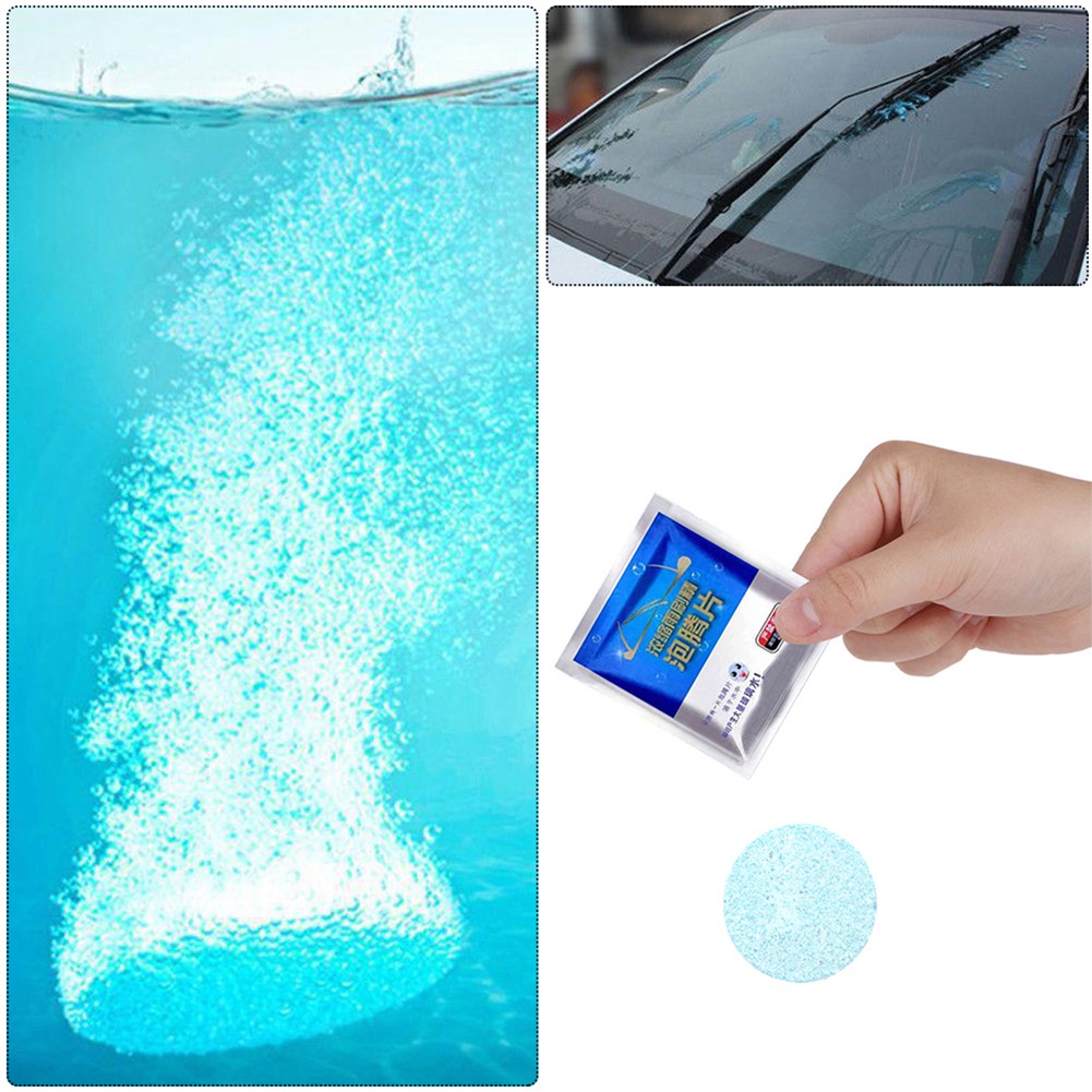 Viên sủi vệ sinh kính chắn gió xe ô tô tiện lợi