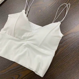 (SIÊU MÁT) ÁO BRA SU DÂY MẢNH DÁNG CROPTOP ( Đen,trắng)