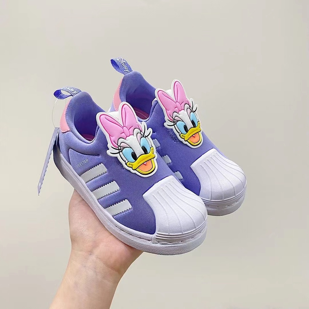 Giày Lười Xoay 360 Độ Họa Tiết Hoạt Hình disney Dễ Thương Cho Bé