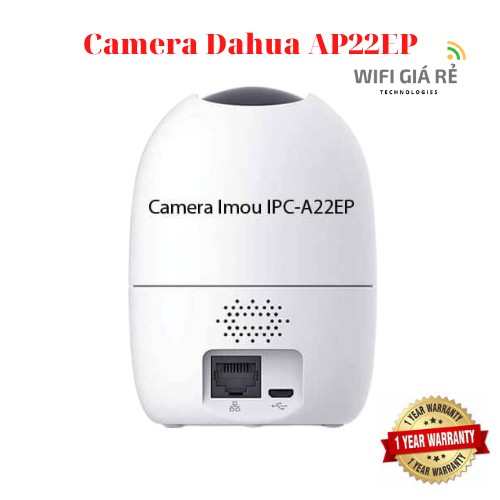 Camera giám sát Dahua IPC-A22EP-IMOU không dây, tích hợp báo động, phát hiện chuyển động, giá rẻ, mới 100%, BH 02 năm