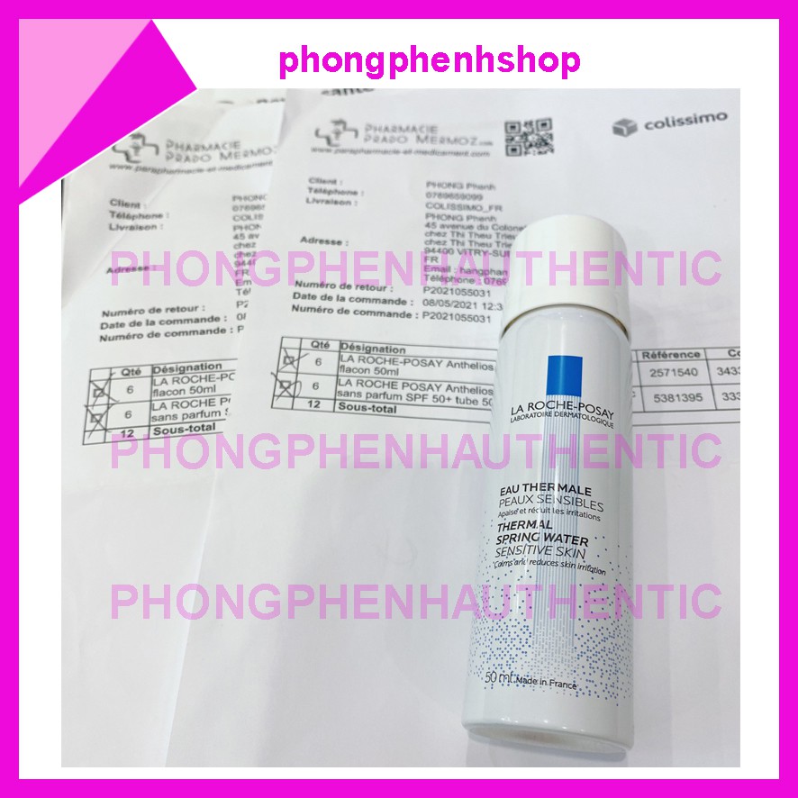 Xịt khoáng La Roche Posay Eau Thermale Spring Water Sensitive Skin 50ml