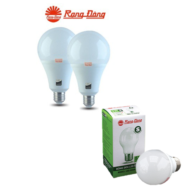 Combo 3 Bóng đèn LED Rạng Đông 5w, chống cận 100%, BH 2 năm