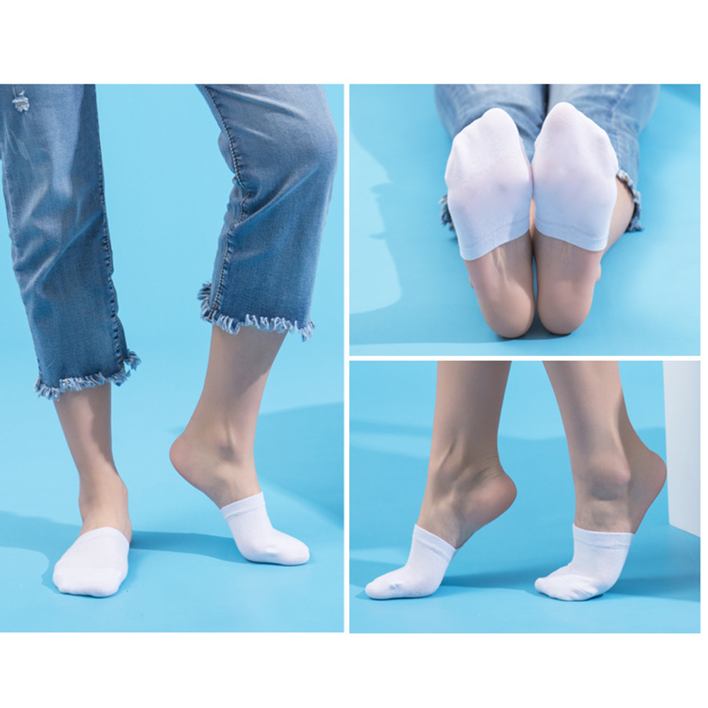 Vớ Nửa Bàn Chân Chống Trượt Chất Liệu Cotton Mỏng Thoải Mái