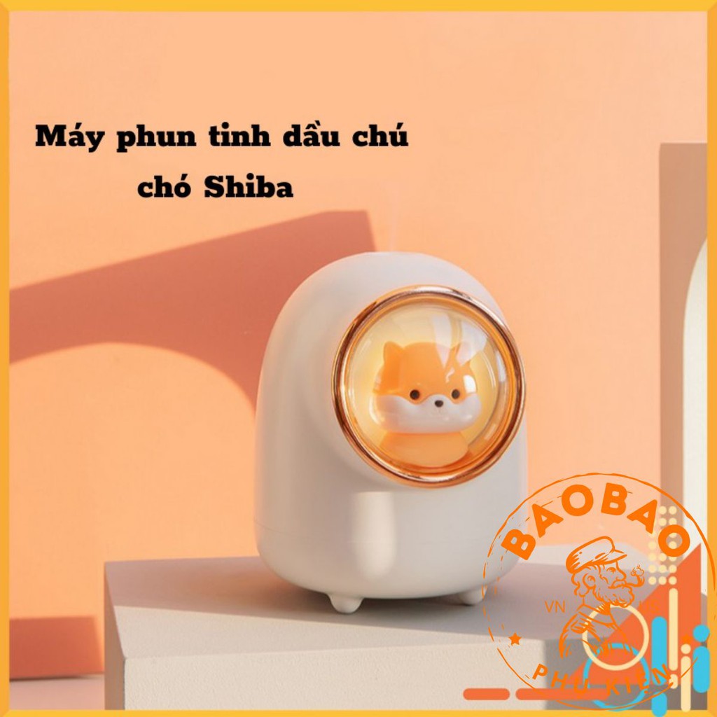 Máy phun sương máy phun tinh dầu chú chó shiba cực đẹp và chất lượng cao