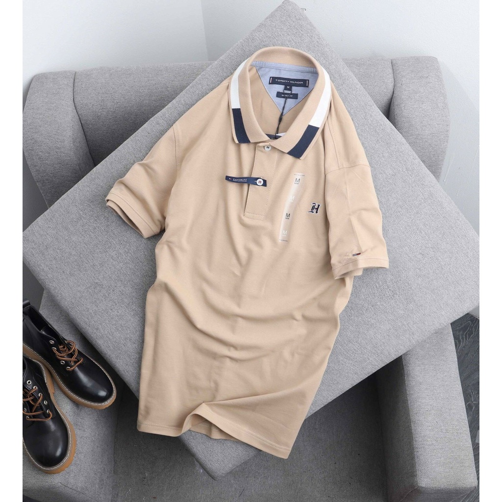 Áo Thun Polo Nam Trơn Cổ Bẻ Ráp Màu Thun Cotton Cao Cấp Thêu Logo TM || 3 Màu