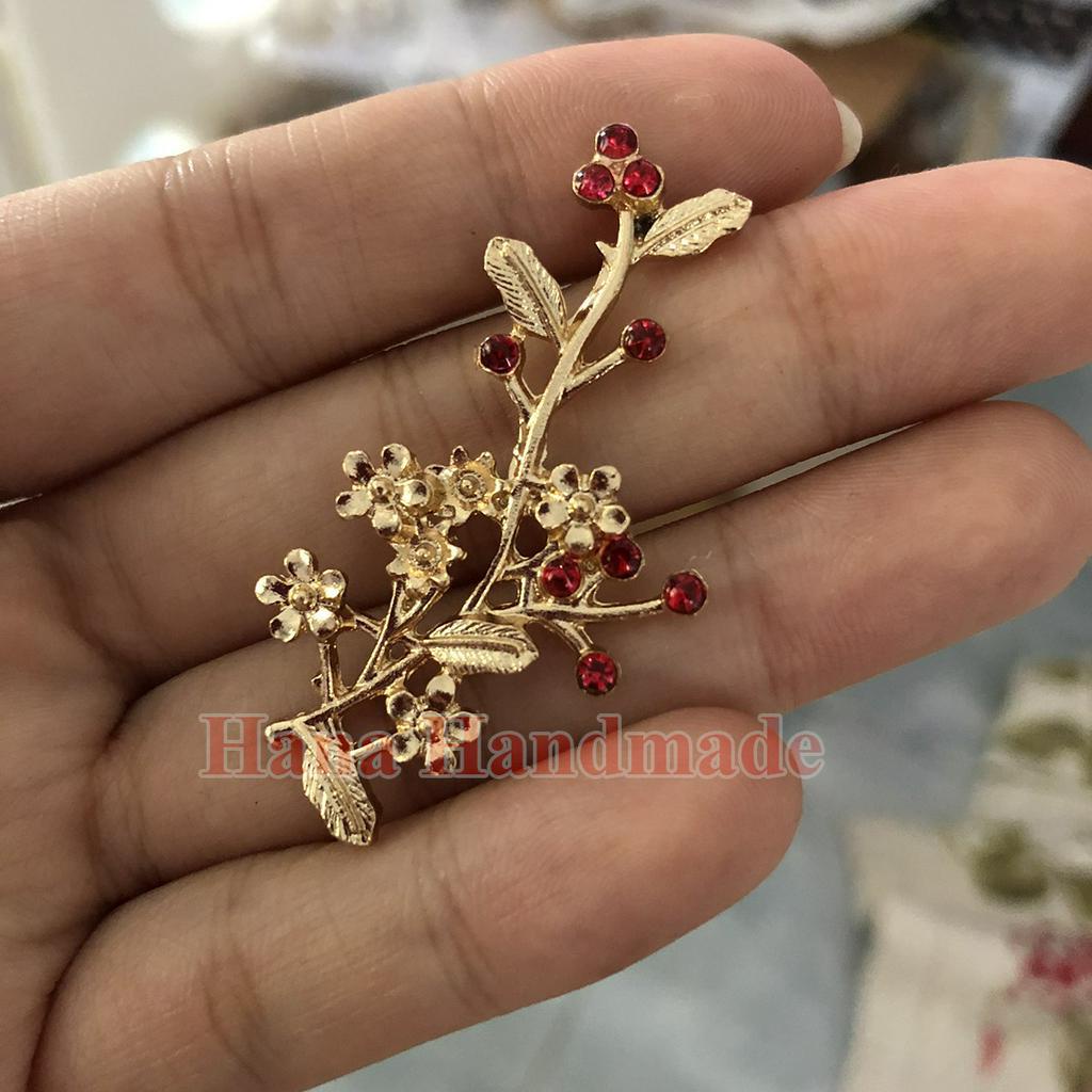 Cành hoa đính đá 12k/ cái