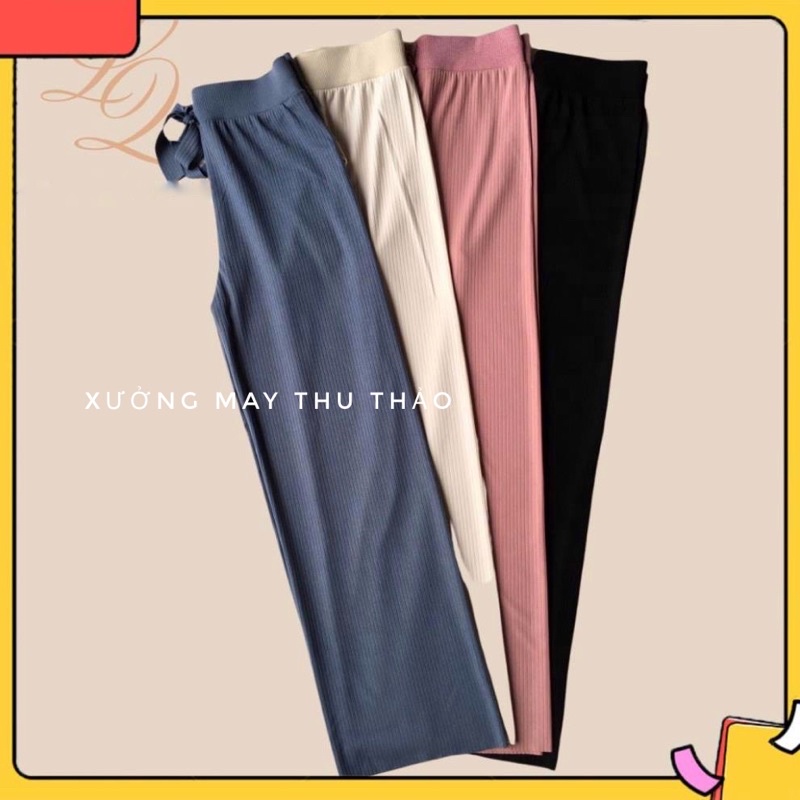 Quần Len Tăm To - Ống Rộng 100cm