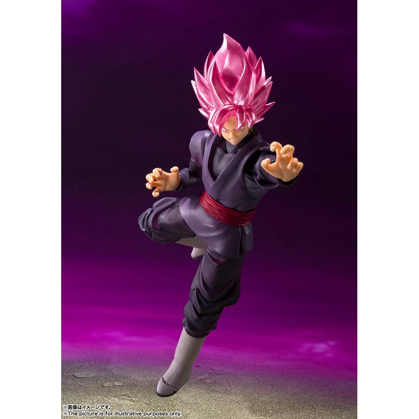 Mô Hình Nhân Vật S.H. Figuarts Dragon Ball Super Goku Black - Super Saiyan Rose Chính Hãng Mới 100%