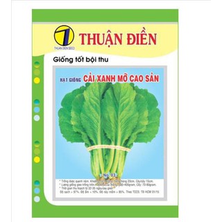 Hạt giống cải xanh mỡ 20gram