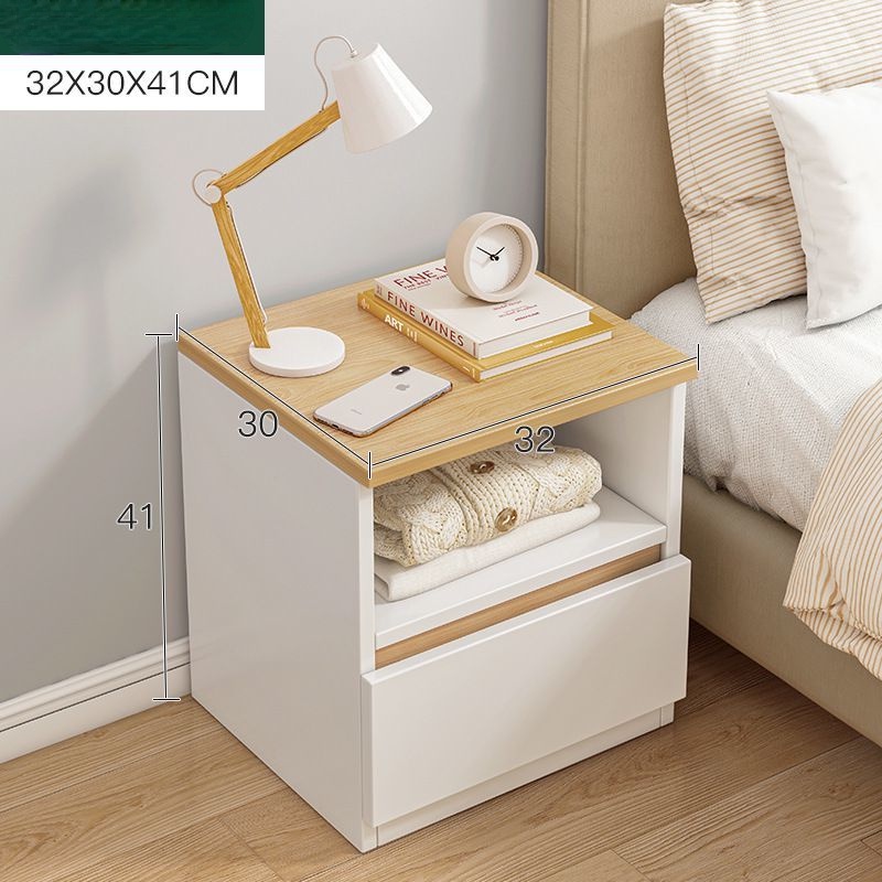 Bàn đầu giường đơn giản hiện đại tủ lưu trữ nhỏ lưu trữ đơn giản tủ nhỏ nhà lưới phòng ngủ màu đỏ đầu giường