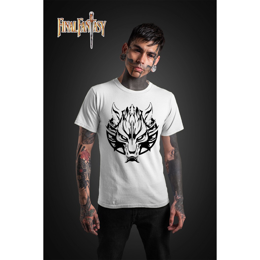 Áo thun Cotton Unisex - Game - Final Fantasy - Biểu tượng trong game Final Fantasy