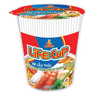 Mì Life Cup Lẩu Thái 60g thùng 24 ly