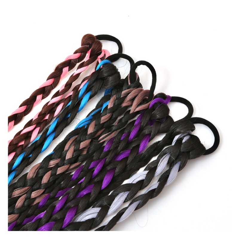 Dây Buộc Tóc Giả Thắt Bím Phong Cách Hàn Quốc Thời Trang Cho Nữ