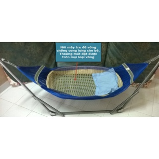 Nôi tre đặt võng cho bé, nôi tre để võng em bé giá rẻ, chống cong lưng