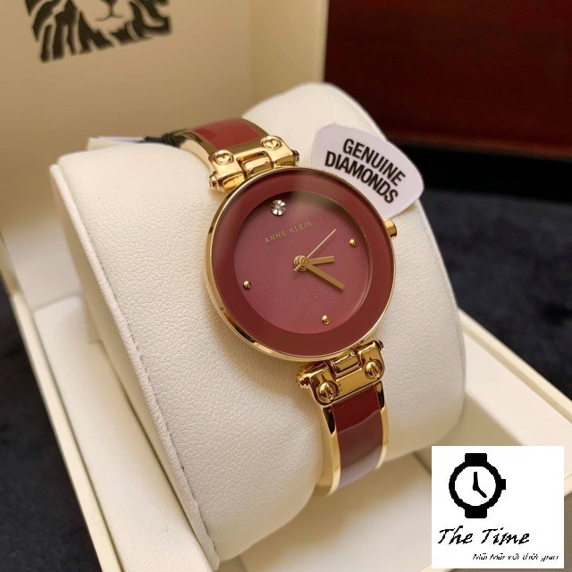 ( Sẵn 5 màu ) Đồng hồ kiềng đá ceramic dành cho nữ ANNE KLEIN #AK1980 .case 34mm. 3atm | BigBuy360 - bigbuy360.vn