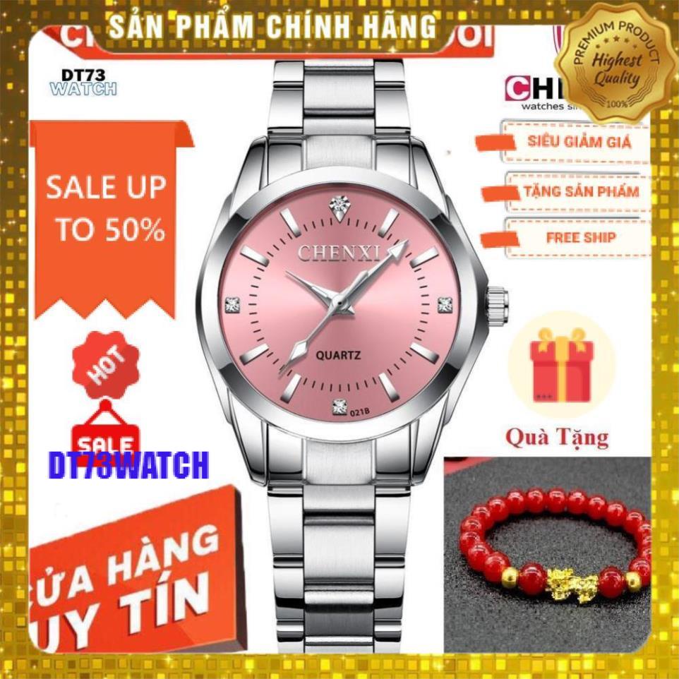 Đồng Hồ Nữ CHENXI Giá Rẻ Dây Kim Loại Cao Cấp Mặt Đồng Hồ Đính Đá Đẹp,Chống thấm nước,Bảo hành 12