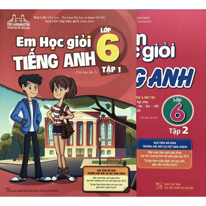 Sách - Em học giỏi tiếng anh lớp 6 (Combo 2 tập)