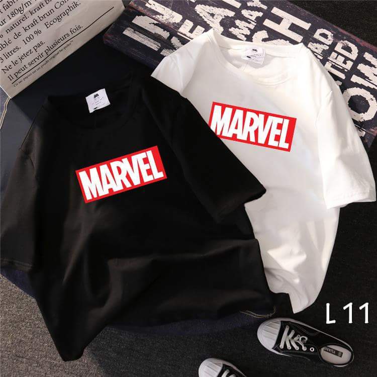 Áo thun teen nam nữ TAY NGẮN UNISEX MARVEL