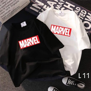 Áo thun teen nam nữ tay ngắn unisex marvel