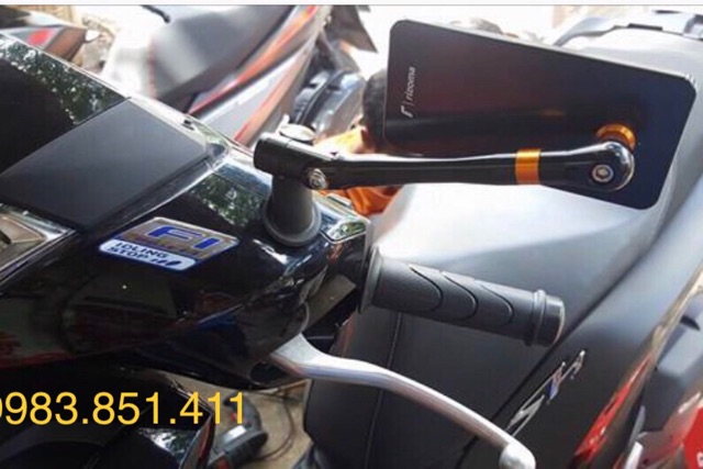 GƯƠNG CHIẾU HẬU XE MÁY KIỂU IPHONE 6 Thuỷ Tiên Racing