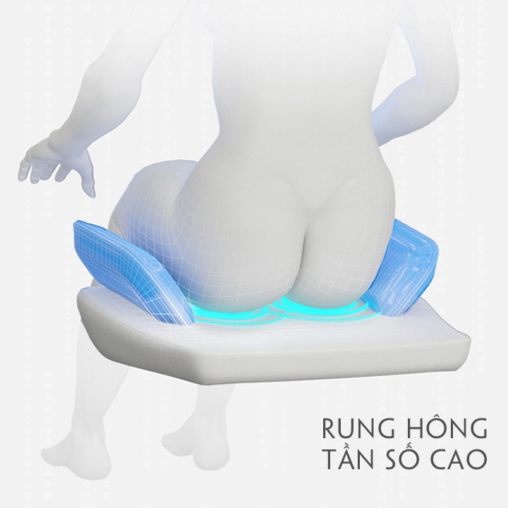 Ghế massage toàn thân 4D chườm ngải cứu công nghệ Nhật Bản
