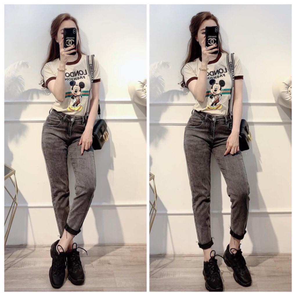 Quần baggy khói trơn hot trend 2020 - ẢNH THẬT