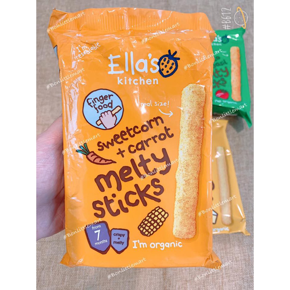 [UK] BÁNH ĂN DẶM ELLA'S KITCHEN_MELTY STICKS 7M+