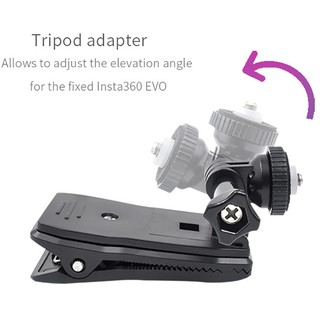 Phụ kiện kẹp camera gắn ba lô Insta360 ONE X/EVO tiện dụng