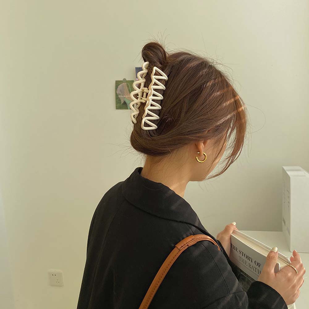 Kẹp Tóc Họa Tiết Hình Học Nhiều Màu Thời Trang Cho Nữ