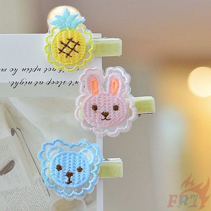 ✿ Sticker Ủi Thêu Hình Trái Cây Và Động Vật ✿1 Phụ Kiện Kẹp Tóc Tự Làm Thủ Công Cho Bé